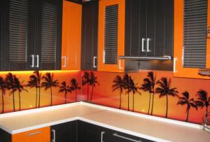 Оранжевая кухня — идеальный цвет для современной кухни (80 фото)